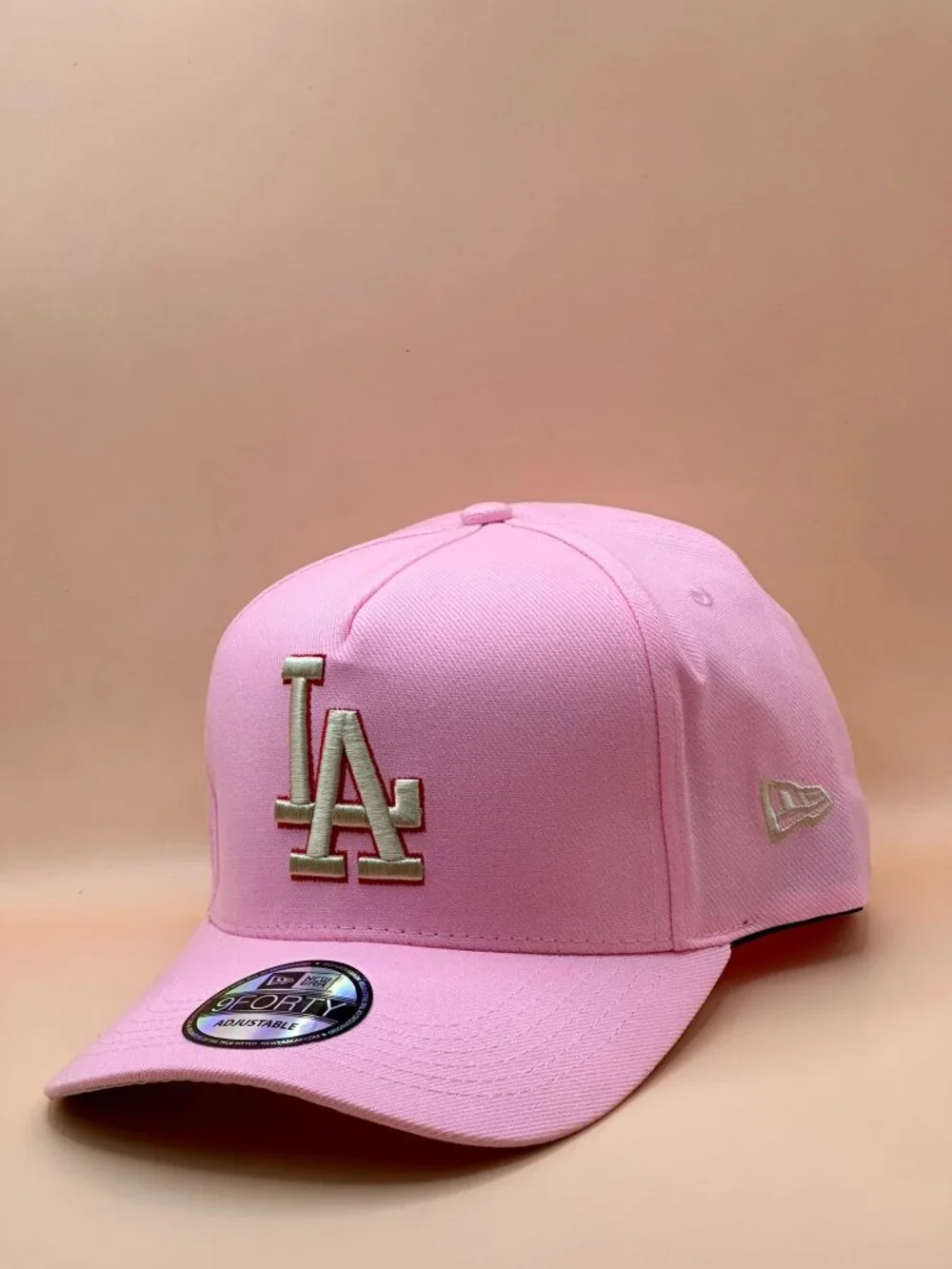 New Era LA Dodgers 50th Anniversary Pink Adjustable Baseball Cap Hat